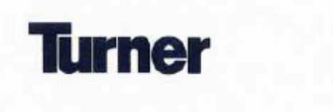 Turner Construction Company logo from the signed letter